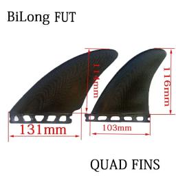 Prancha de surf Fin Keel Quad Fin, Preto Surf Fin Surf, Vidro de desempenho esportivo aquático, PG Fins, BiLong, Controlador FUTURO - Image 2