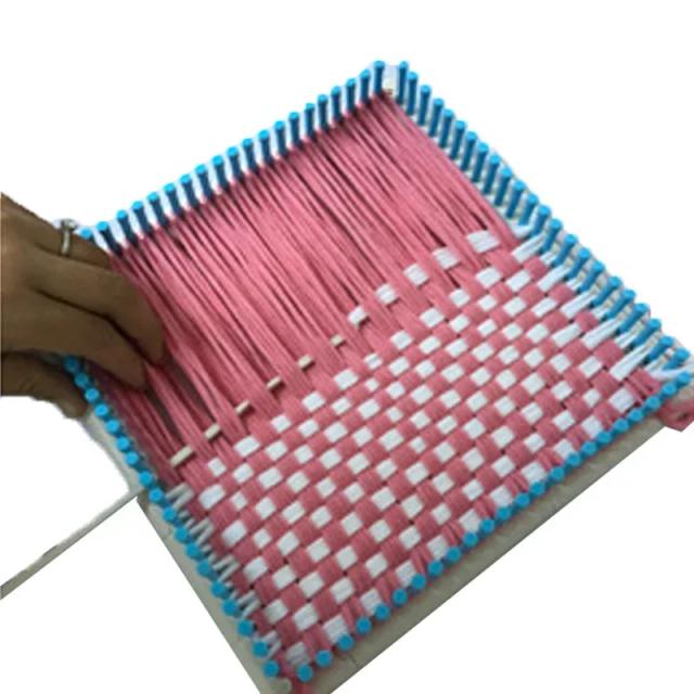 Kit Completo de Tear de Malha Multifuncional com 5000 Fios Artesanais e Tábua de Tricô para Projetos DIY