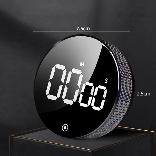 Temporizador Digital de Cozinha Grande Display LED Magnético 1