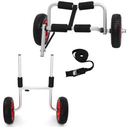 YOUZI-Kayak Cart e Boat Carrier, ajustável, dobrável, pesca, acessórios de caiaque, Paddle Board, carrinho, barco Trailer Transporte - Image 1