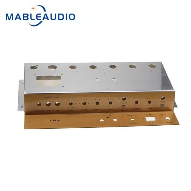 Carcaça de Alumínio para Amplificador de Guitarra JTM45 - Painéis Dianteiro e Traseiro para Acessórios de Áudio