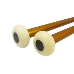 Par de metal baquetas, tímpanos marretas, nylon cabeça, bateria acessórios, novo - Image 3
