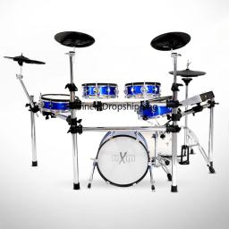 Midi tambores eletrônicos instrumento musical conjunto prática profissional bateria eletrônica acessórios bateria eletrônica gatilho tambor - Image 2