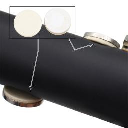 Clarinete Pads para B-Flat Tune, Acessórios Reparação Profissional, Ferramentas De Substituição, Instrumento De Sopros, Peças De Reparo, 17 Pçs/set - Image 3