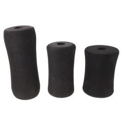 Almofada de espuma para banco de peso, substituição de rolos pretos, funcional para ginástica e exercícios em casa, 1 par - Image 5