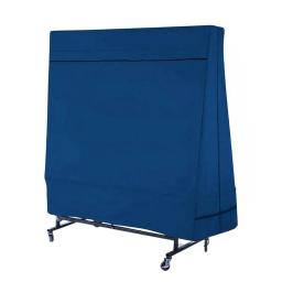 Capa protetora de mesa de tênis de mesa com zíper à prova d'água portátil para móveis internos e externos pingue-pongue capa à prova de poeira azul - Image 3