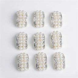 Enfeites bonita Rhinestone, Botão Craft, DIY Decoração do casamento, 10 pcs - Image 6