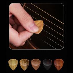 Suporte de presente para palhetas de guitarra, caixa de madeira com 5 palhetas de madeira, caixa de armazenamento, instrumentos, guitarras elétricas acústicas, acessórios - Image 5