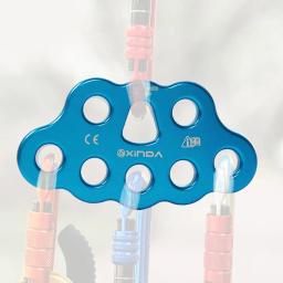 Outdoor Rock Climbing Rigging Plate, Multi Ponto De Âncora, Engrenagem Do Conector, 8 Furos, 45KN Pata - Image 1