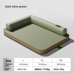 Tapete para cães adequado para todas as estações, cama para cães de médio e grande porte, à prova d'água e resistente a rasgos, removível e lavável para o verão. - Image 6