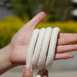 Mão natural tecido mastro para decoração de tapeçaria, corda de algodão, corda de puxar tenda, DIY artesanato têxtil, Corespin Cordas, 1.5-20mm - Image 5