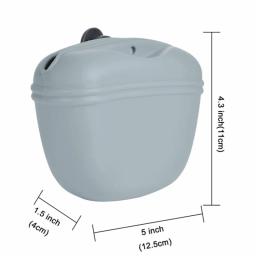 Portátil Silicone Pet Treat Bag, Dog Training cintura Bag, Alimentador ao ar livre, Puppy Snack Pouch, Comida recompensa armazenamento saco, Pet fornecimentos - Image 2
