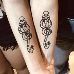 Tatuagem de Hogwarts Adesivos para Crianças, Hermiones Rons, Adesivo Escola Mágica, Decoração de Festa de Aniversário Infantil, Brinquedos Bonitos dos Desenhos Animados, 1Pc - Image 3