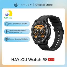 HAYLOU Watch R8 Smartwatch, 1,43 "AMOLED HD Display, Chamada Bluetooth, Assistente de Voz, Dureza de Grau Mulitário, Relógio Inteligente - Image 1