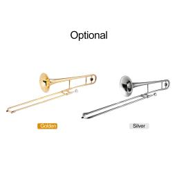 Alto trombone com Cupronickel bocal caso, bronze, ouro laca, Bb Tom, B Flat instrumento de sopro - Image 6