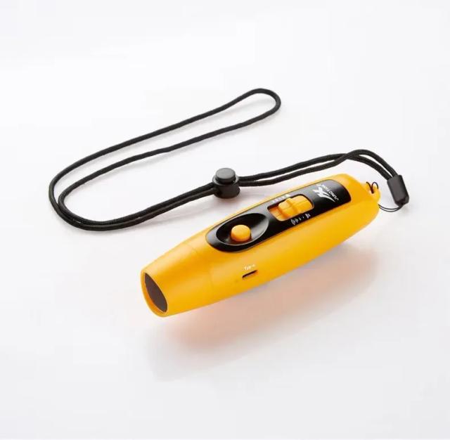 Apito Eletrônico com Luz LED e Carregamento USB para Esportes, Treinamento de Animais e Controle de Tráfego
