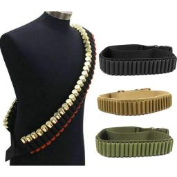 26/50 Rodada Shotgun Shell Bandolier Belt para 12 20 Gauge Cartucho, Airsoft Bala Belt Bandolier Munição Titular Caça acessórios - Image 1