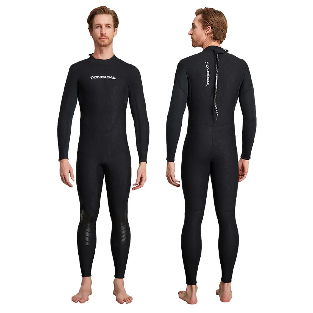 Neoprene manga longa Wetsuit para homens e mulheres, terno de surf, swimwear Kitesurf, traje de mergulho, maiôs caça submarina, Rash Guards, 1.5mm - Image 1