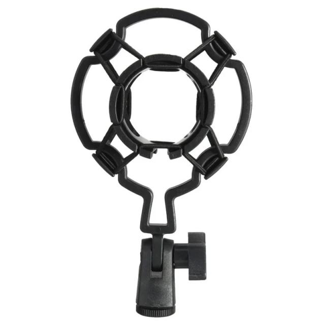 Microfone Condensador Profissional com Suporte de Montagem para Gravação de Estúdio - Ideal para Microfones de Grande Diafragma