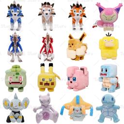 Pokemon anime 25-27cm brilhante lycanroc animais meia-noite meio-dia lycanroc lobo peluche pelúcia macio brinquedos de pelúcia bonecas crianças presentes - Image 1