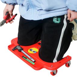Rolling Knee Protection Pad com rodas, construído em espuma, acolchoado por reparador de carro, encaixe, polia de engrenagem protetora - Image 4