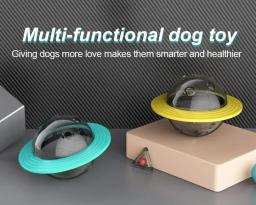 Alimentador Interativo de Alimentos para Animais De Estimação, Brinquedos Engraçados, Acessórios para Animais De Escapamento, Ufo Cães - Image 6