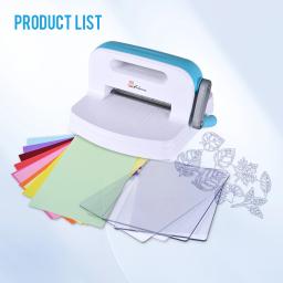 Máquina de corte, Máquina de gravação, Uso amplo, Manivela segura, Aço de liga ABS, Portátil resistente para Paper Art - Image 3