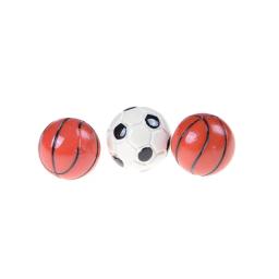 1:6/1:12 dollhouse miniatura esportes bolas futebol e basquete decoração brinquedo - Image 1
