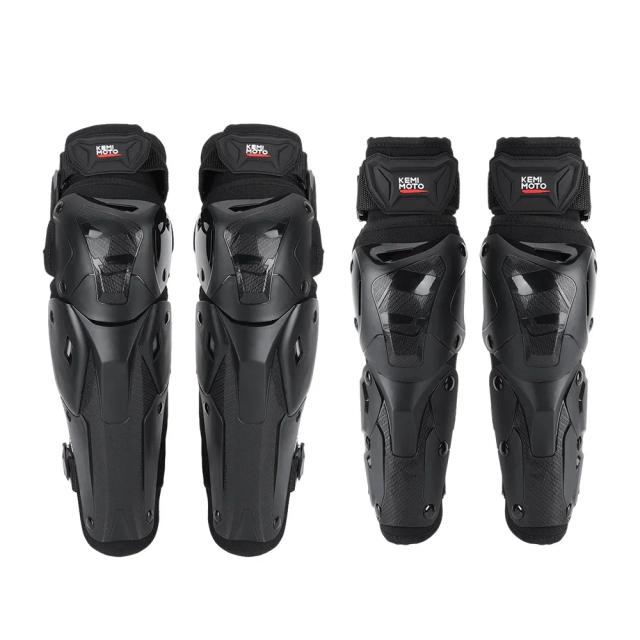 Conjunto de 4 Almofadas Protetoras para Joelho e Cotovelo - Segurança CE para Motocicleta, Ciclismo e Skate