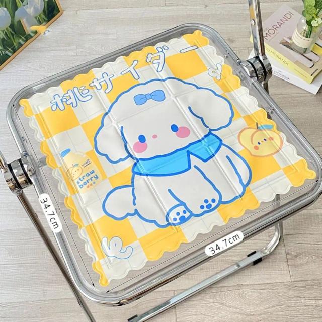 Esteira de Refrigeração para Cães e Gatos, Respirável e À Prova D'Água, Aconchegante e Kawaii para o Verão