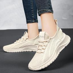 Tênis de caminhada de malha respirável feminino, tênis leve, corrida, treino, atletismo, calçados de treinamento, novo, 2023 - Image 4