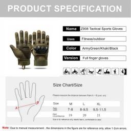 Luvas de Tiro Militar Tático, Design De Toque, Proteção De Fitness, Motocicleta Esportiva, Caça, Dedo Cheio, Meio Dedo Walki - Image 6