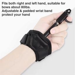Lançamento Aid arco composto para adulto, pulso banda, Caliper Strap, tiro gatilho, tiro com arco, preto, 1pc - Image 6