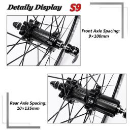 Bucklos rodas de bicicleta 700c cubo de carbono rodado clincher 30/40mm aro para shimano hg sh rodas freio a disco conjunto roda da bicicleta estrada aro - Image 2
