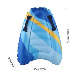 Prancha Inflável Surf E Bodyboard Com Alças Prancha Inflável Leve E Segurança Para Natação De Surf E - Image 6