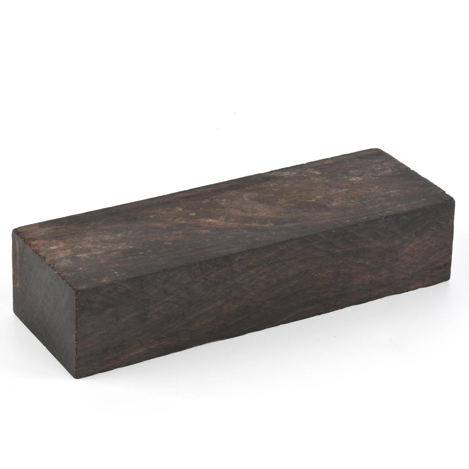 Ebony bloco de madeira áspero artesanato madeira diy faca lidar com instrumento musical lidar com 12x4x2.5cm - Image 1