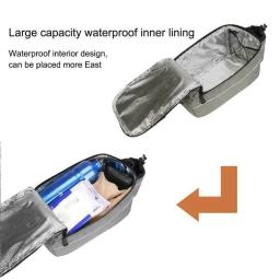 Saco de Transportador de Bicicleta Impermeável, Cesta Traseira Da Bicicleta, Sacos Tronco, Traseira, Assento Traseiro, Ciclismo Bagagem, Bolsa de Ombro, 13L - Image 5