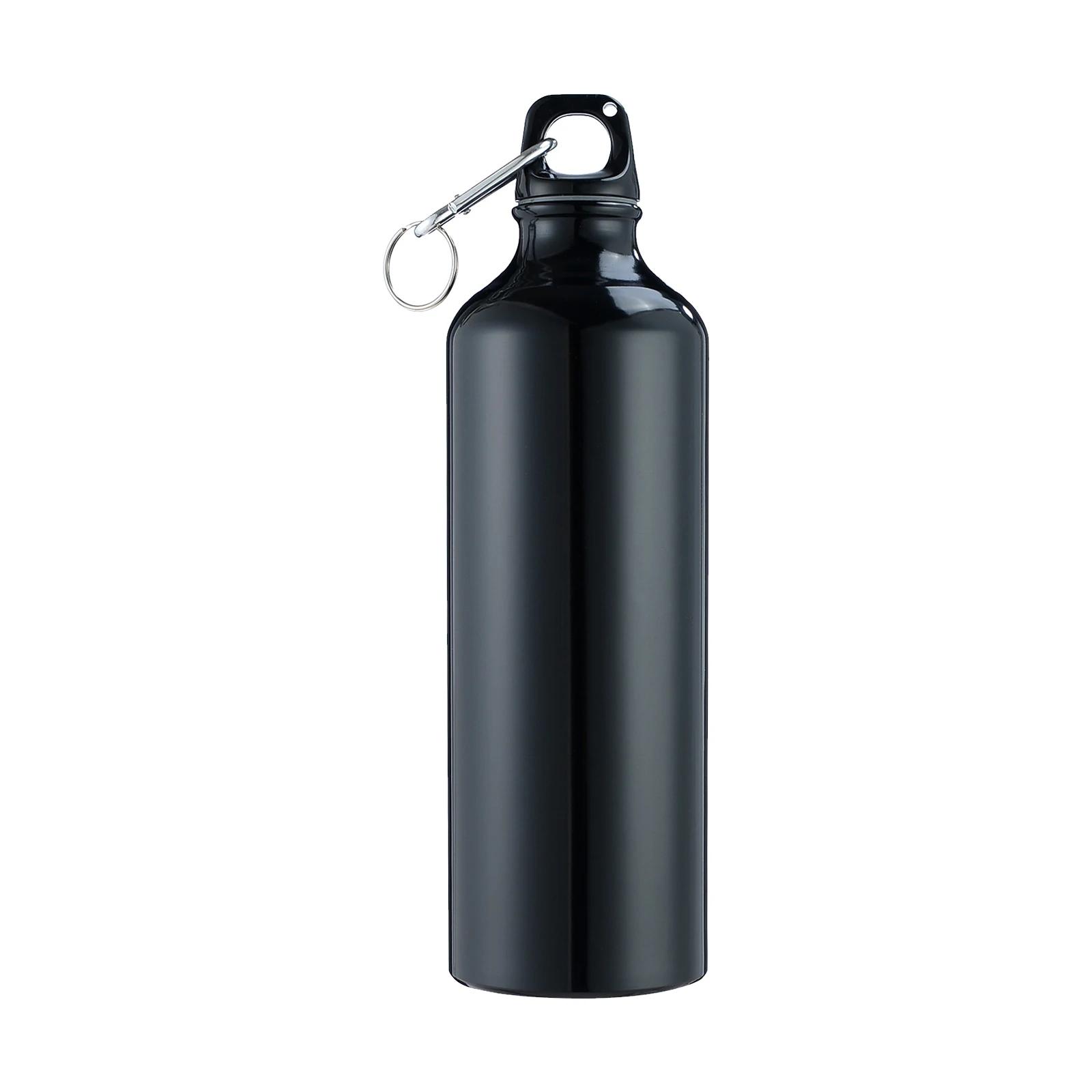 Garrafa De Água De Alumínio Com Mosquetão, 750ml, Portátil, Reutilizável, À Prova De Vazamento, Caminhadas, Viagens, Esportes Ao Ar Livre, Ginásio De Fitness - Image 1