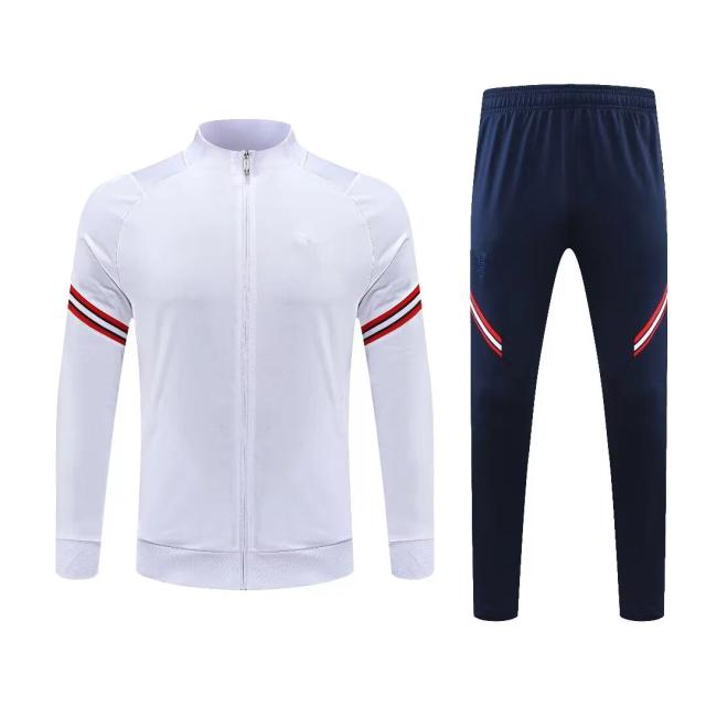 Conjunto Esportivo Masculino com Zíper Longo: Kit Completo de Camisas de Futebol, Treino e Calças Casuais Novas