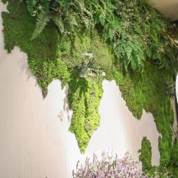 Verde 100cm * 100cm grama de musgo falso relvado folha de musgo artificial micro paisagem grama musgo parede painel decoração casa decoração do casamento - Image 3