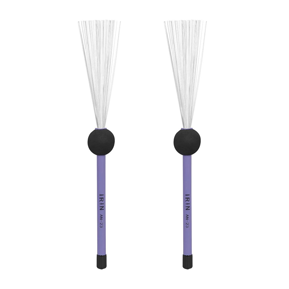 Esfoliante caixa de escova tambor escova com cabeça martelo fio profissional retrátil percussão instrumentos musicais acessórios peças - Image 1