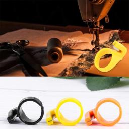 Dedal Dedo Lâmina Plastic Needle Craft, Anel Thread Cutter, DIY Acessório Máquina de Costura Doméstica, Novo, 2Pcs, 5Pcs - Image 6