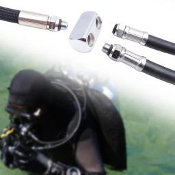 Regulador De Mergulho De Latão, Conector Do Adaptador De Snorkeling, Resistente Ao Desgaste - Image 1