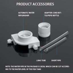 Automático peixe tanque água abastecimento dispositivo, água pequena nível controlador, água inteligente adição artefato tubo de gotejamento - Image 2