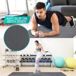 Puzzle Fitness Mat para Home Gym, Tapete de Yoga antiderrapante, Telhas de assoalho de espuma interligadas EVA, Equipamento Home Gym, 1-12Pcs - Image 3