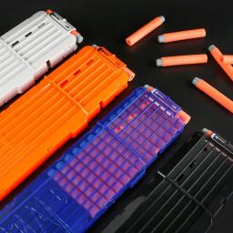 18 clipe de recarga laranja para revista nerf dardos redondos substituição arma de brinquedo clipe de bala macia para nerf blaster - Image 2