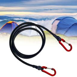 Corda de bagagem para motocicleta, alça elástica com ganchos, durável, rack de carga de bicicleta para ciclismo ao ar livre, acampamento - Image 1