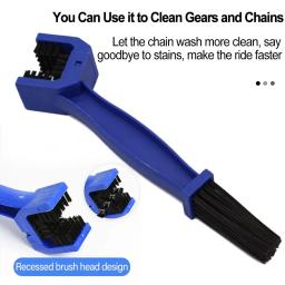 Limpador de corrente portátil mtb kit de limpeza de ciclismo conjunto de escovas de purificador de bicicleta ferramenta de reparo de lavagem para ciclismo de estrada - Image 4