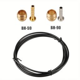 Carcaça de tubo de mangueira de freio a disco hidráulico para Shimano SM-BH59/90 W/4 pares de bucha de compressão e agulha para Terktro Magura Sram - Image 2