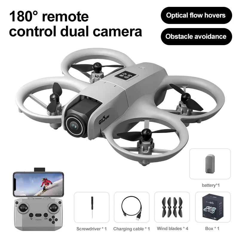 NOVO Drone GPS GT3 com câmeras duplas 8K HD 180 °   FPV 5G WIFI Motores Brushless Inteligência Evitar Obstáculos Quadricópteros Dobráveis - Image 1